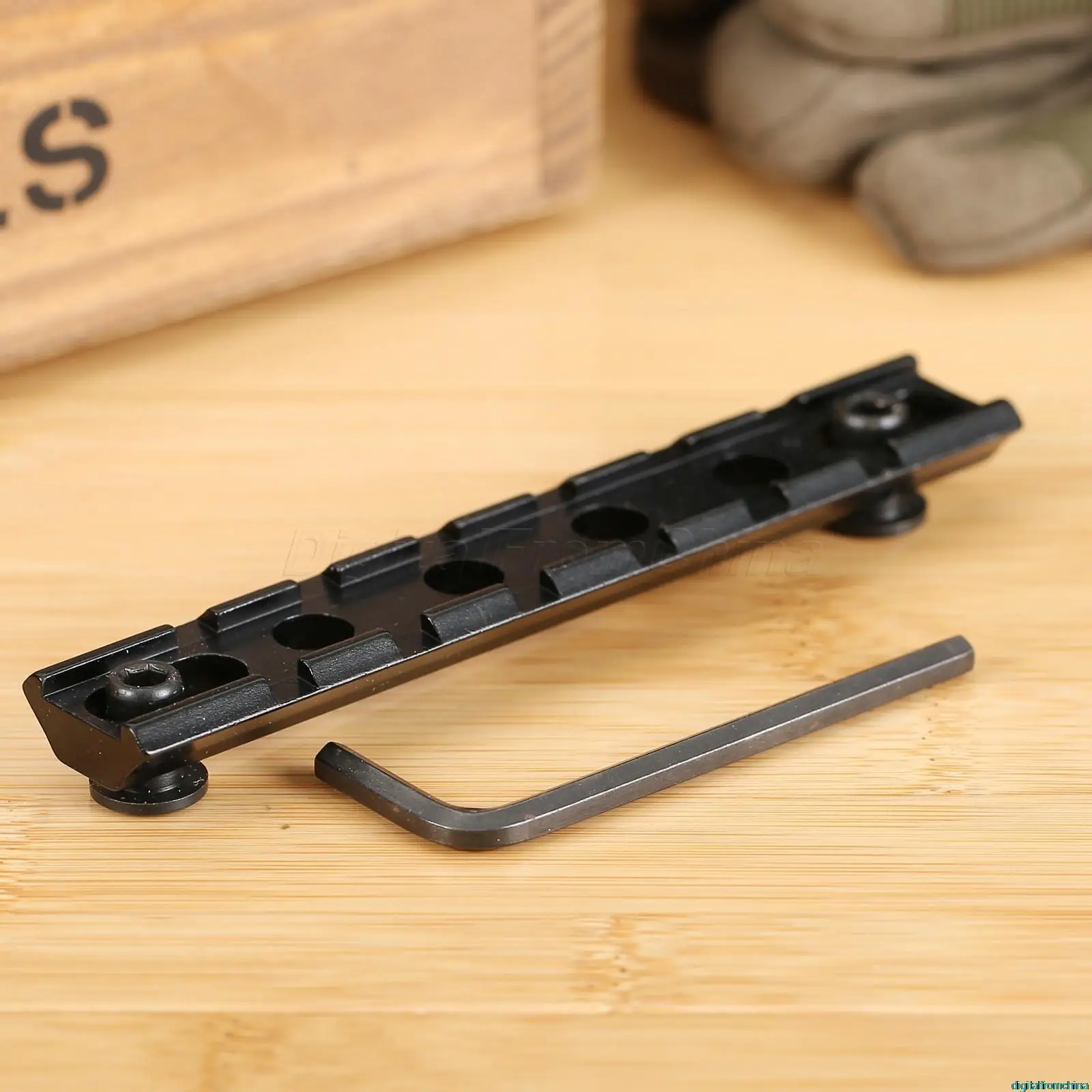 

Scope Mount Aluminum Alloy Tactical 115mm Long Fit Picatinny 21mm Standard Weaver Scope Laser Side Rail Mount Base Holder Wrench