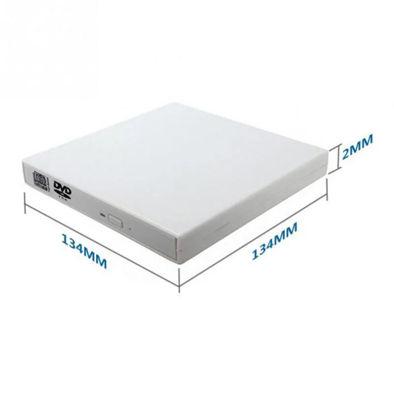 USB2.0 Внешний DVD комбинированный CD RW привод ROM драйвер для ПК/ноутбука черный