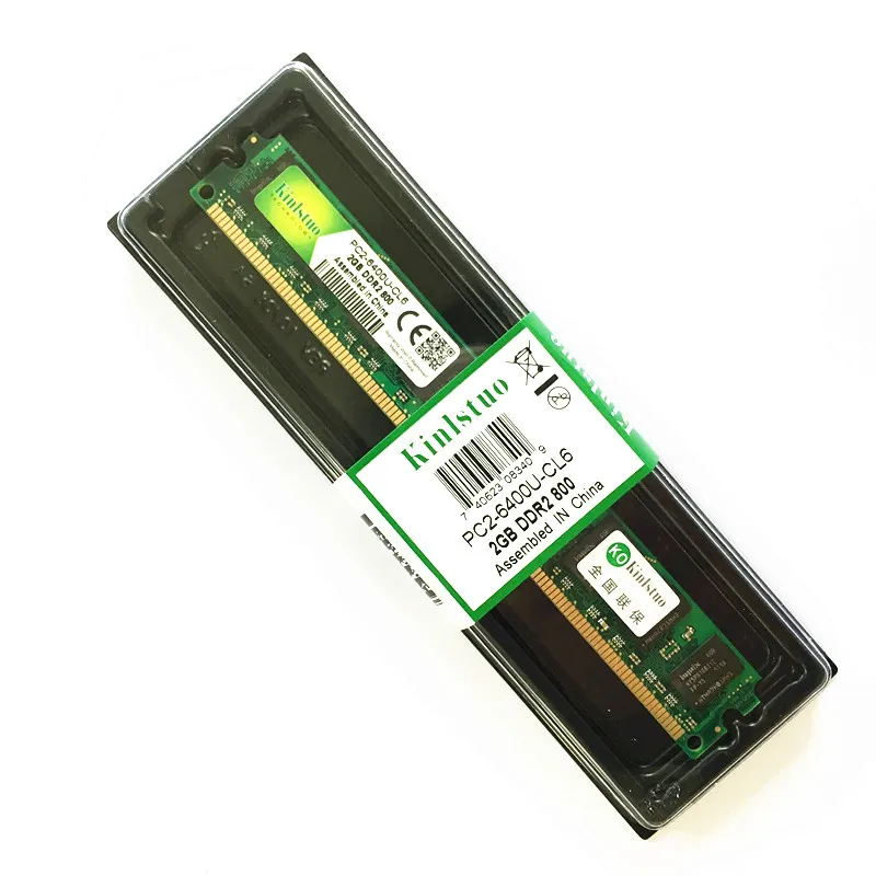 Память Kinlstuo DDR2 2 ГБ 800 МГц/667 МГц/533 МГц Гб ddr2 1 Rams новые воспоминания для intel и AMD|ddr2 2gb