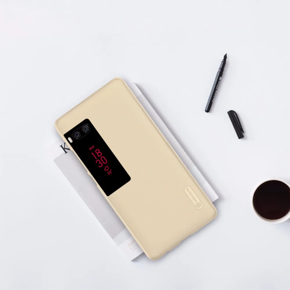 Чехол Nillkin для Meizu Pro 7 Plus суперматовый защитный жесткий чехол телефона s +|nillkin