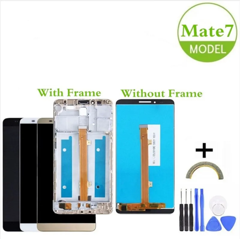 6 0 &quotЖК-для Huawei mate 7 ЖК-дисплей сенсорный экран дигитайзер сборка Замена +