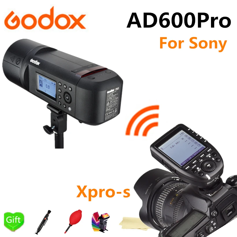 Godox AD600Pro TTL Li Battery 2 4G Wireless X System Outdoor Studio Flash Strobe светильник для Sony Camera + Xpro S Trigger|studio