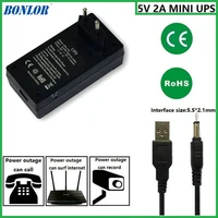 5v2a ac to dc mini adapter uninterruptible power supply ups provide emergency power backup to cctv camera with battery built in