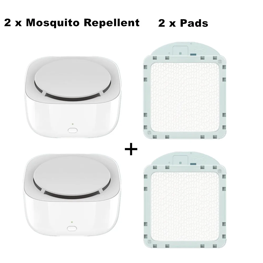 Set 2 Basic Version Xiaomi Mijia, средство от комаров, базовая версия, Функция синхронизации, без нагрева, вентилятор, привод, Отпугиватель насекомых, для помещений - Цвет: Set 2 Basic Version