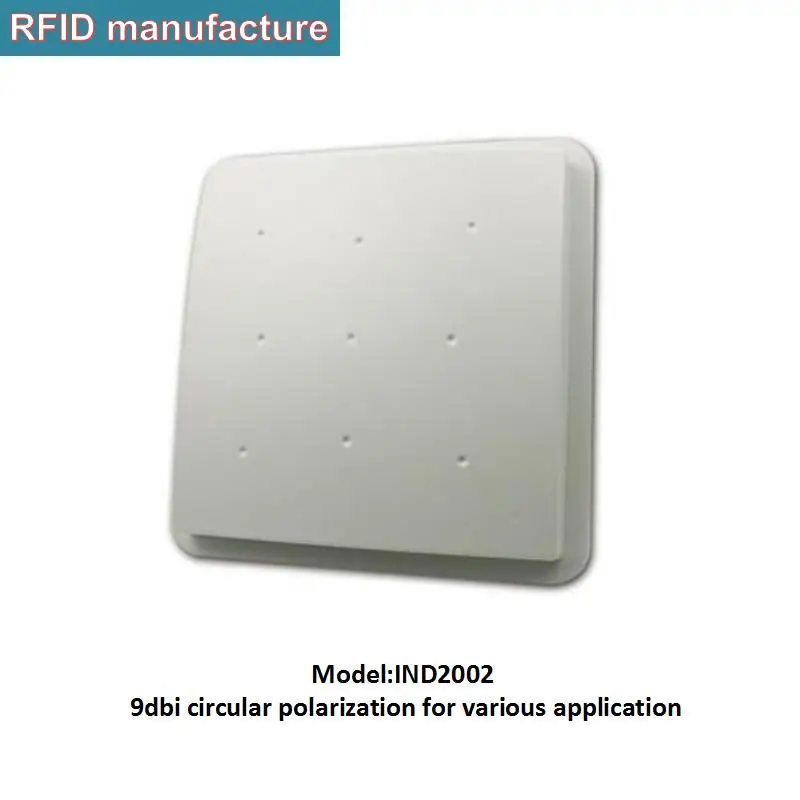 9dbi коэффициент усиления круговой поляризации UHF RFIF антенна 240*240*30 мм для парковки