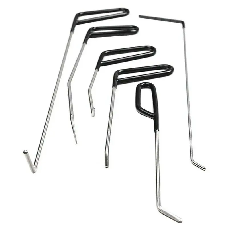 11 шт. PDR стержни Крюк Инструменты безболезненный вмятин ремонт автомобиля