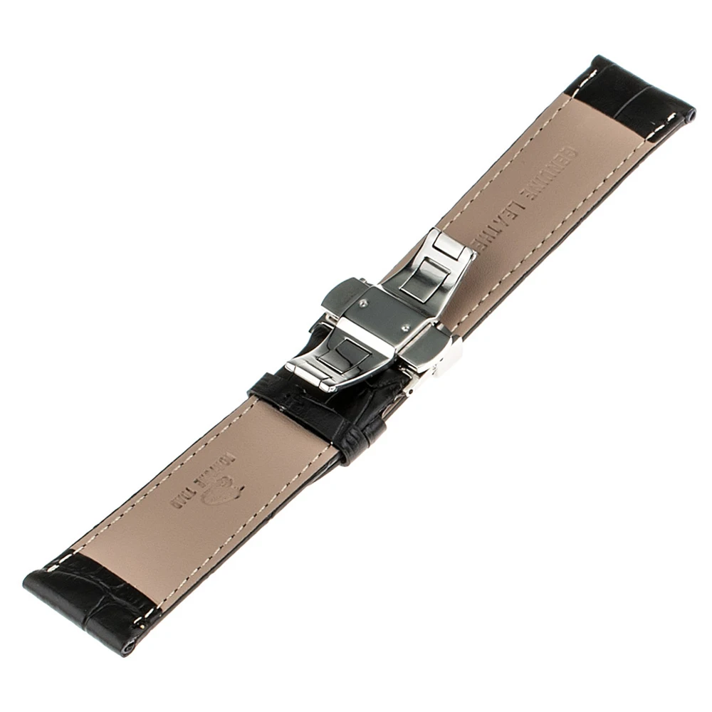 18 мм ремешок для часов из натуральной кожи + адаптеры Samsung Gear Fit 2 SM R360 с пряжкой