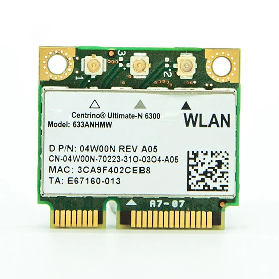6300AGN 633ANHMW 2 4 ГГц и 5 0 450 Мбит/с мини беспроводной PCI E Wi Fi адаптер WLAN карта для Intel
