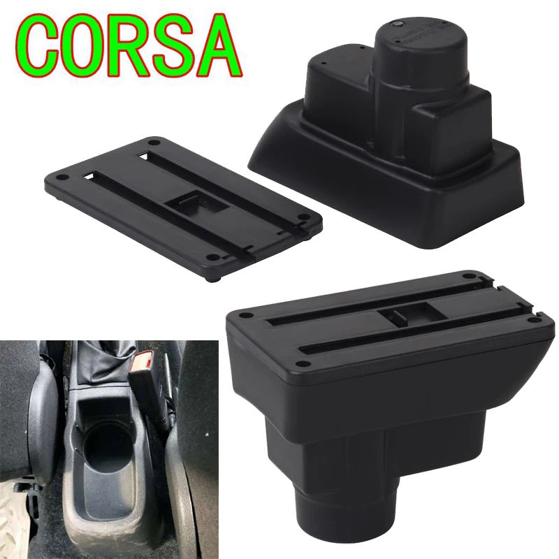 Для Opel corsa подлокотник коробка Opel автомобильные аксессуары для интерьера OPEL CORSA заряжаемый usb центральный подлокотник Slidable 2012