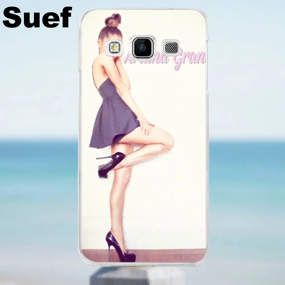 Suef мягкий чехол с фокусом и Арианой Гранде для Galaxy Alpha Core Prime Note 2 3 4 5 S3 S4 S5 S6 S7 S8 mini edge