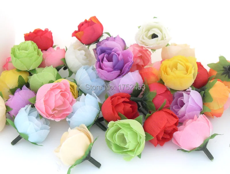 1 шт. искусственная Камелия чайная роза шелковые головки цветов для заколки волос