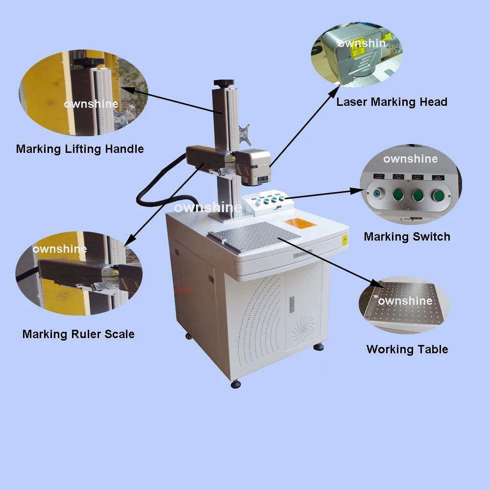 Скорость raycus ЧПУ лазерный маркер цена волоконный 20 Вт для медицинского