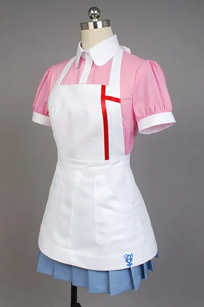 Супер DanganRonpa 2 Косплэй Прощай отчаяние Mikan Tsumiki костюм топ для девочек и юбка в