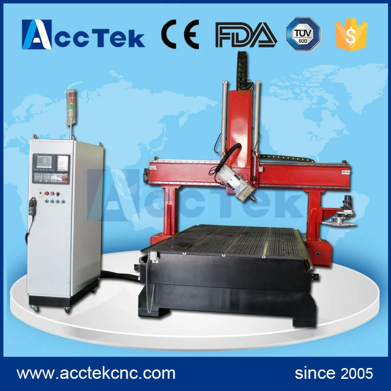 AKM1325 4 осевой станок с ЧПУ 3D 4d гравировальный для дерева камня|router machine|cnc router