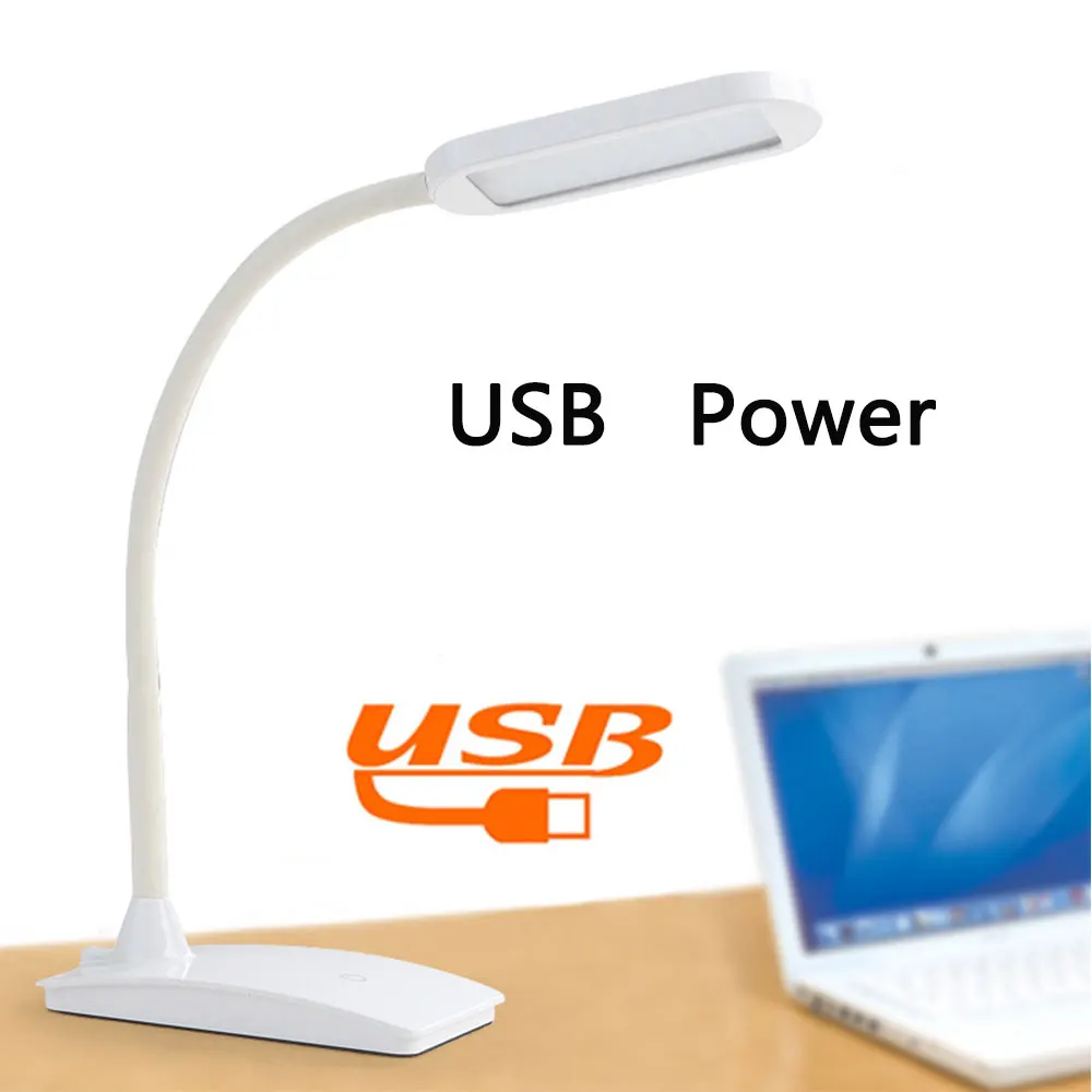 

LED Study Children Table Lamp Adjustable USB Power Desk Lamp Dimmable Reading Study Light Touch Switch for Children Bedroom