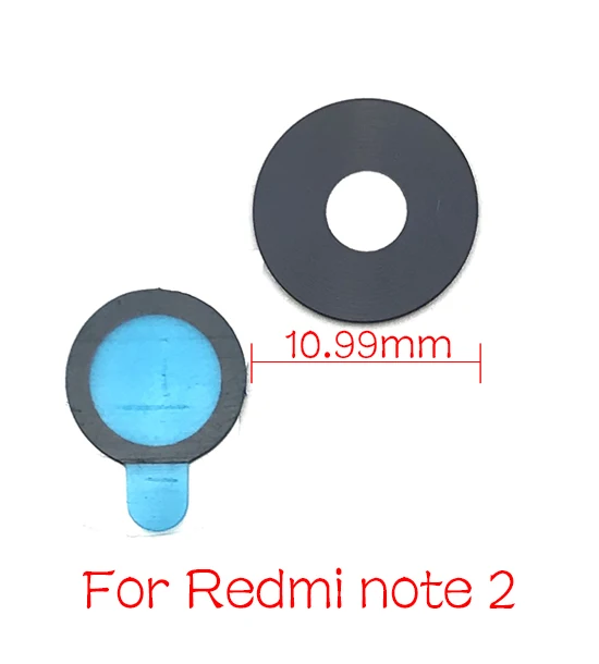 Redmi Note 2 2 шт./лот, для Xiaomi Redmi Note 5 4 4X 4A 3 3S 2 задняя камера стекло объектив с клеем запасные части - Цвет: Redmi Note 2