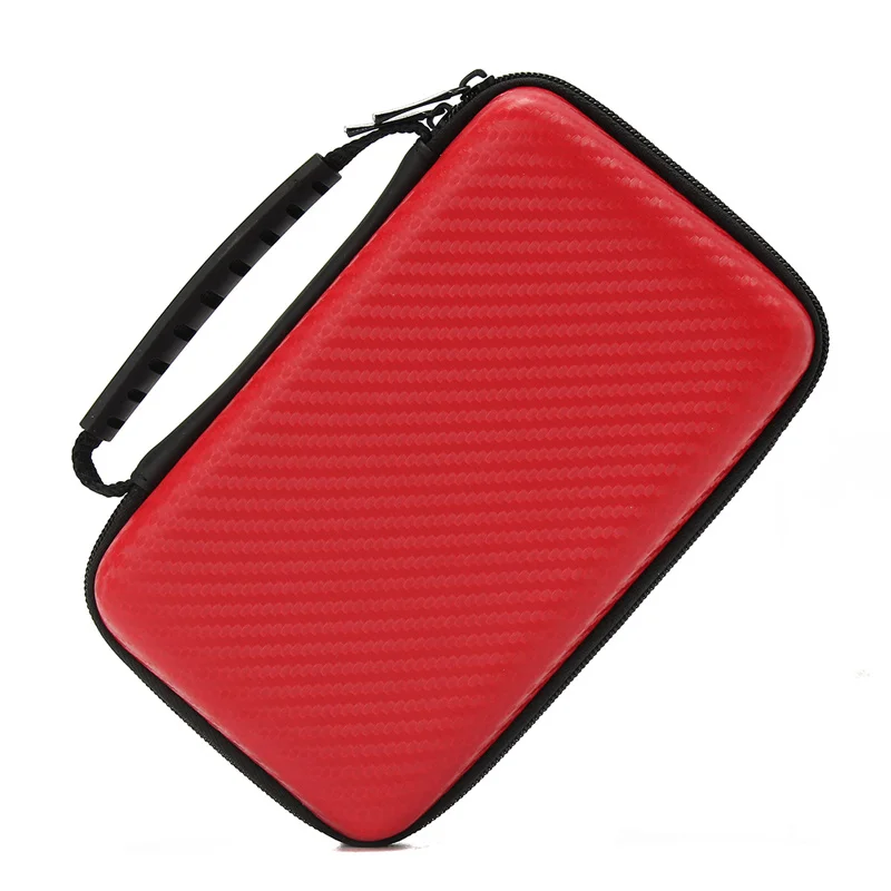 EVA Твердый переплет ручное игровое устройство ручка сумка для nintendo 2DS LL/XL углеродного волокна чехол защитный чехол 5 цветов