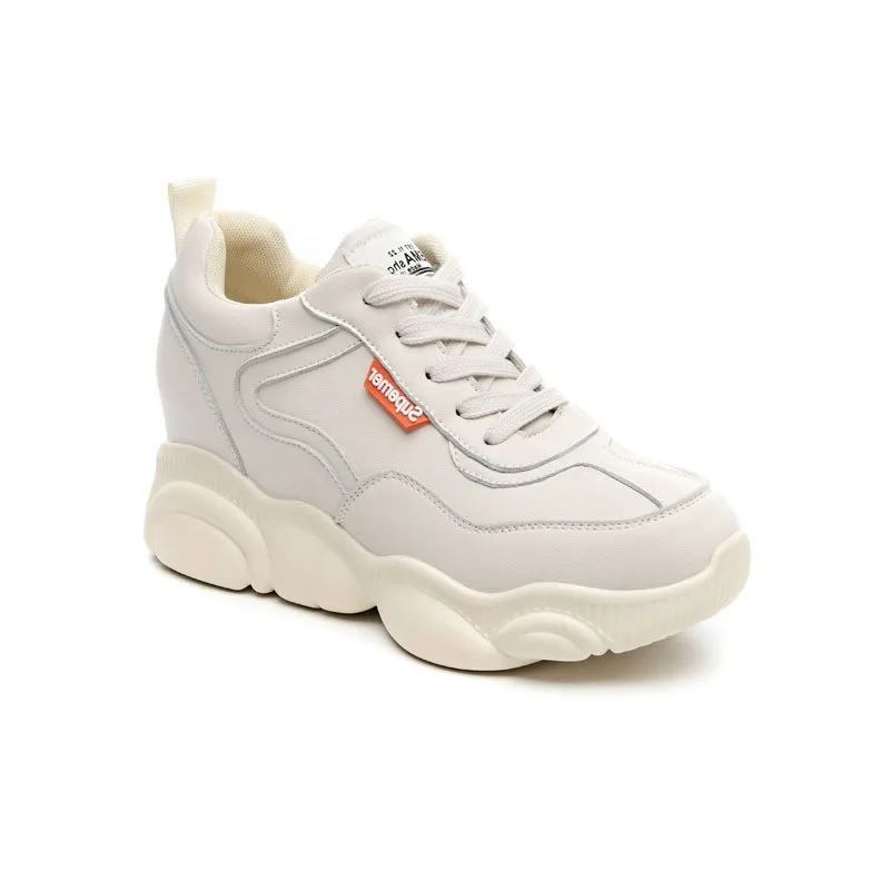 Женская обувь визуально увеличивающая рост женские кроссовки на толстой подошве