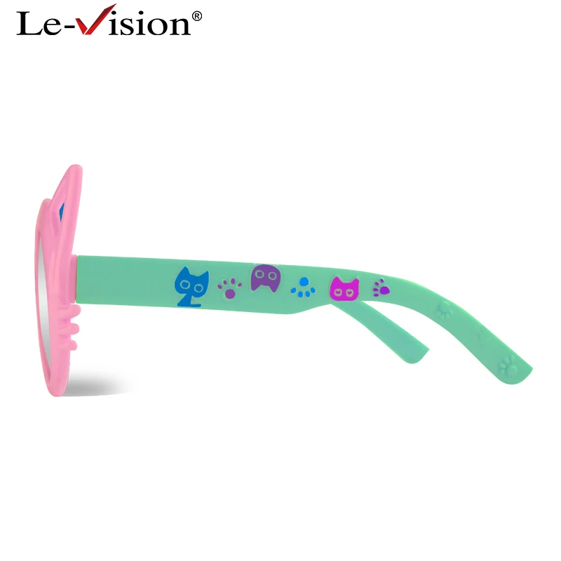 Rubbery Cat Style 3D Kids Passive Glasses Polarized Kid Eye RealD for Movie Film Present Birthday | Электроника