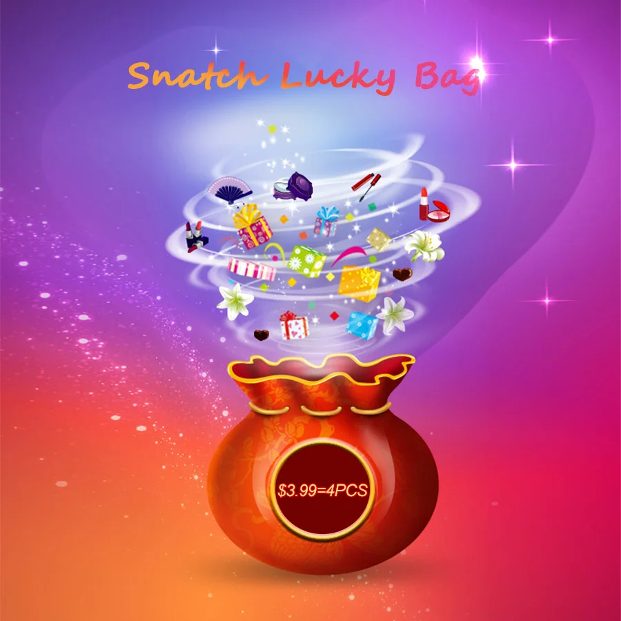 Набор для макияжа Lucky Bag, губная помада, тени для век, наборы для макияжа, 5 продуктов, Подарочный пакет Lucky Bag, пудра для лица, Косметическая Помада