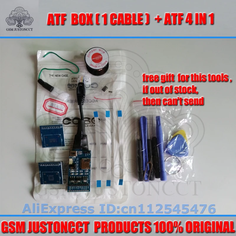 ATF Nitro box с сетевой активацией Sl3 для Nokia + 4 в 1 Адаптер карт JTAG / EMMC ISP MMC|box box|boxe activebox for