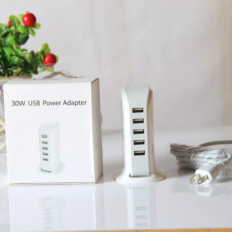 Удлинитель с USB разъемом адаптер питания для быстрой зарядки зарядное устройство