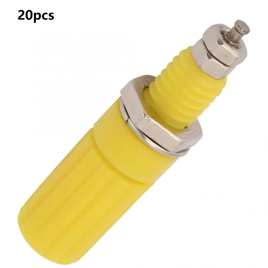 Кабельный разъем 20 шт. 4 мм удлиненная подвязка штекер из сплава панель терминал