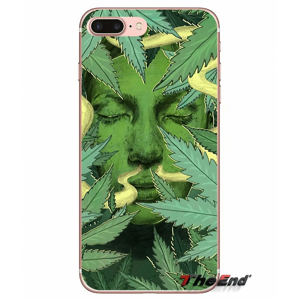 Для Xiaomi Redmi 4 3 3S Pro Mi3 Mi4 Mi4i Mi4C Mi5 Mi5S Mi Max Note 2 Чехол для Coque leaf drugs leaves weeds силиконовый