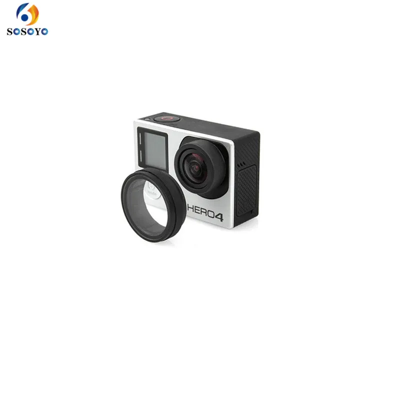 Защитная крышка для объектива с УФ фильтром GoPro hero 4 3 + аксессуары спортивной экшн