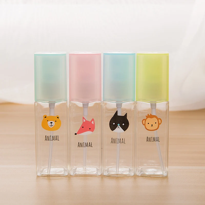 50ML Random Pattern 1 шт 35 мл/50 мл/70 мл пластиковый распылитель для путешествий прозрачный мини многоразовый флакон портативный распылитель духов случайный узор - Цвет: 50ML Random Pattern