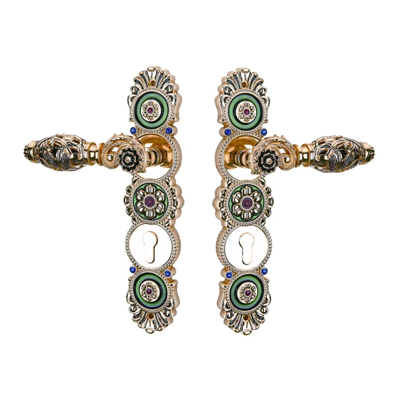 85 мм Центральная дистанция полые Сплит дверная ручка из цинкового сплава GP