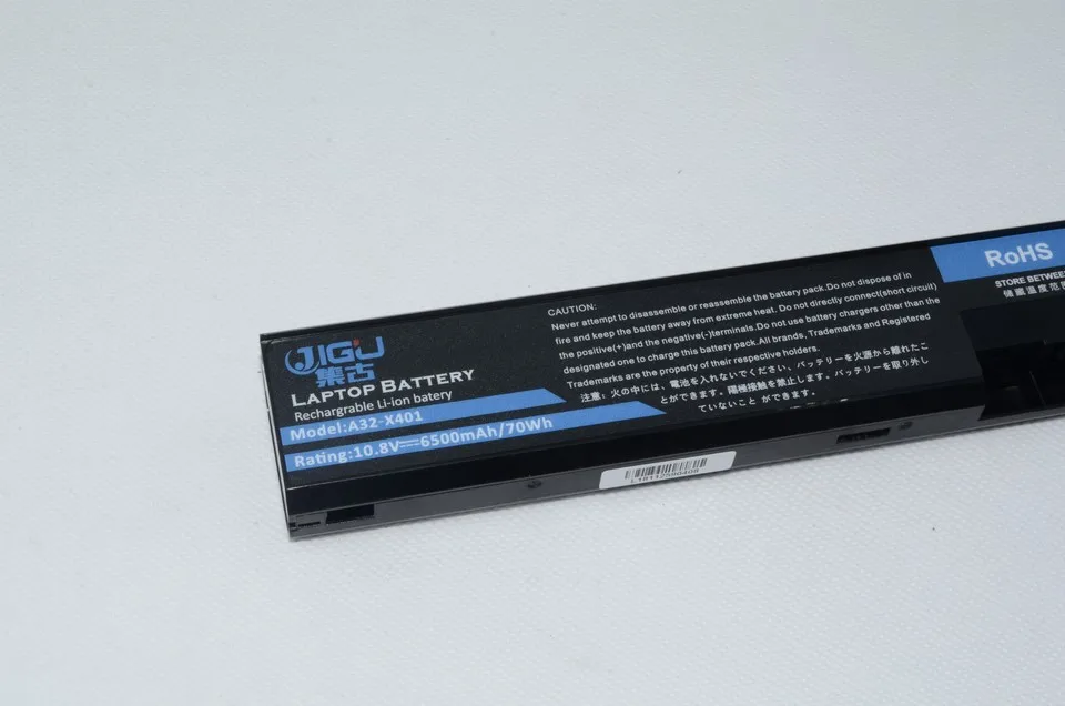 JIGU 6 ячеек Аккумулятор для ноутбука ASUS F301 F501A S401A1 X301U F301A1 F501U S501 X401A