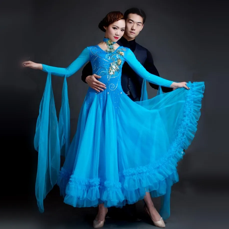 Женский костюм для бальных танцев с блестками 6 цветов|dress shaw|dress styles a linecostumes sex |