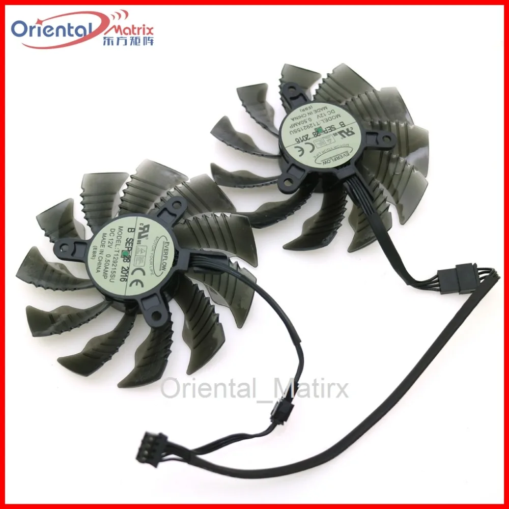 T129215SU 12V 0.50A 86mm 4Pin VGA вентилятор для Gigabyte GTX1060WF2OC N1050OC 2GD GTX1050TI 4G GTX1060 охлаждающий