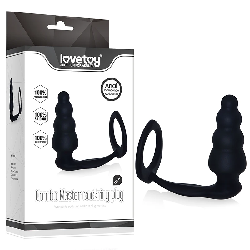 Lovetoy кольцо для пениса пробка анальные бусины Попка Гамп силиконовый петух &