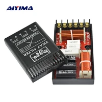 aiyima professional crossover audio car auto frequency divider for tweeter subwoofer speakers power amplifier board home theater