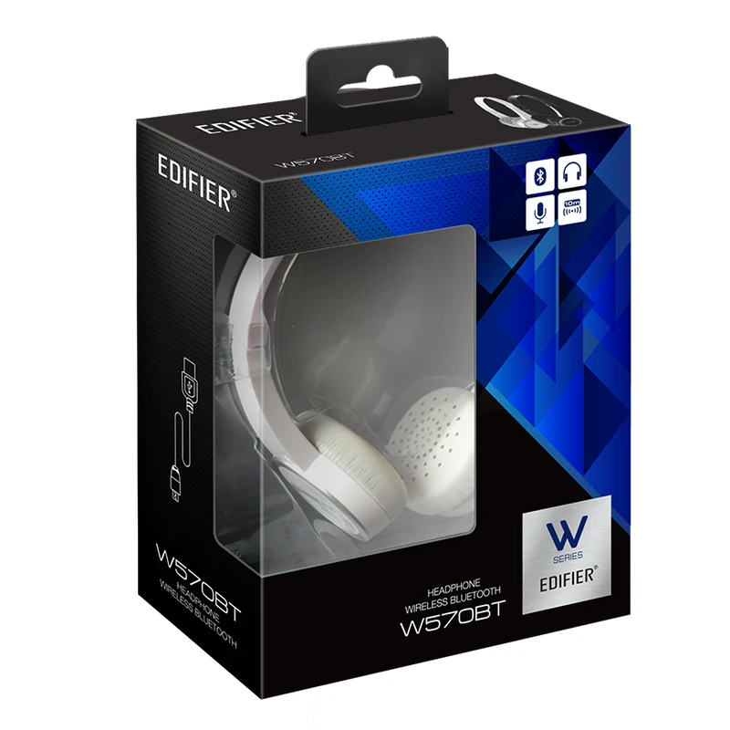 Edifier P650 HIFI наушники складной дизайн шумоподавление Гарнитура 3,5 мм с микрофоном чистый звонок для мобильного телефона ПК планшета