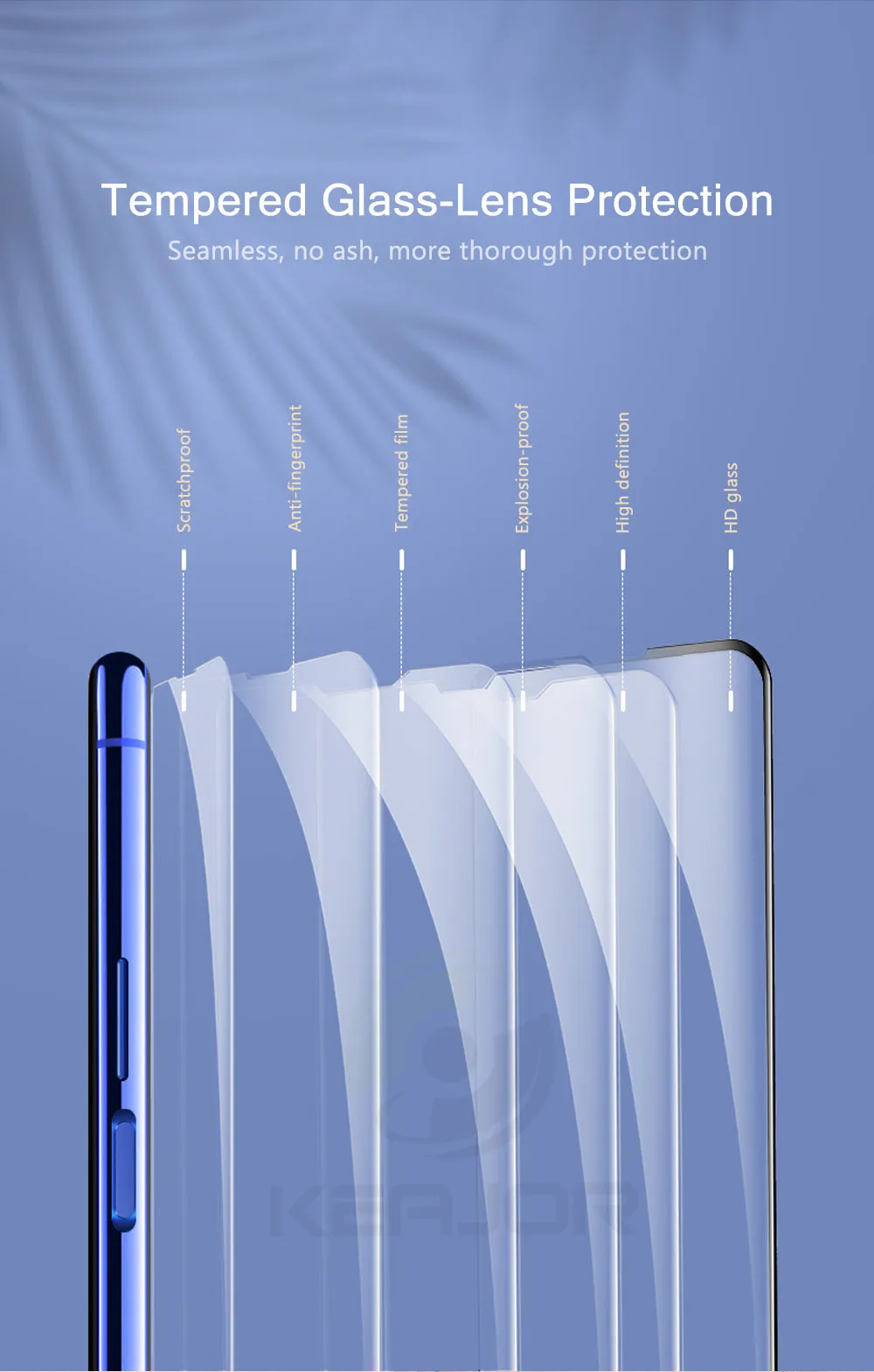 Keajor стекло для huawei Honor 20 Pro закаленное стекло Honor 20 lite Полное покрытие пленка Защита экрана для huawei Honor 20 20Pro