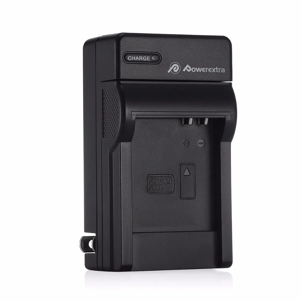 Powerextra Перезаряжаемые Li Ion Батарея Зарядное устройство зум объектив для Canon PowerShot