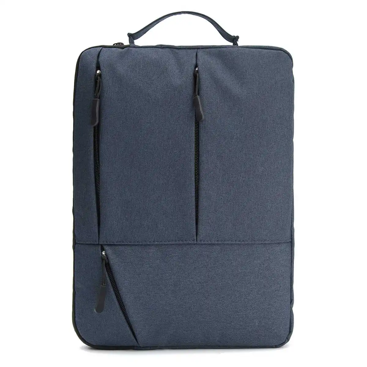 Синий Сумка для ноутбука из ткани Оксфорд для Macbook Air Pro retina 11 12 13 дюймов, чехол для ноутбука, чехол для планшета Xiaomi Air для hp - Цвет: Синий
