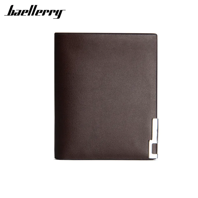 Baellerry тонкий мягкий кошелек мужские кожаные кошельки бумажники роскошный бренд