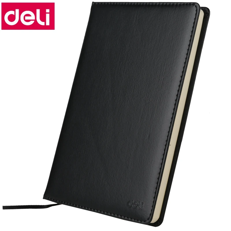 Деловой блокнот Deli 7901 из искусственной кожи с функцией Face Note book общий размер 16k 18k