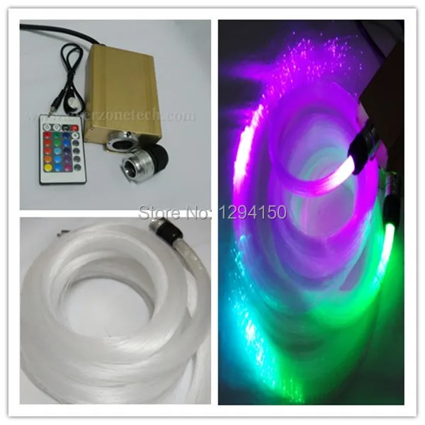 FY-2-001  60pcs  0.75mm *2m + 60pcs 1.0mm*2m Moden Fashion LED DIY Fiber Optic Star Ceiling Kit