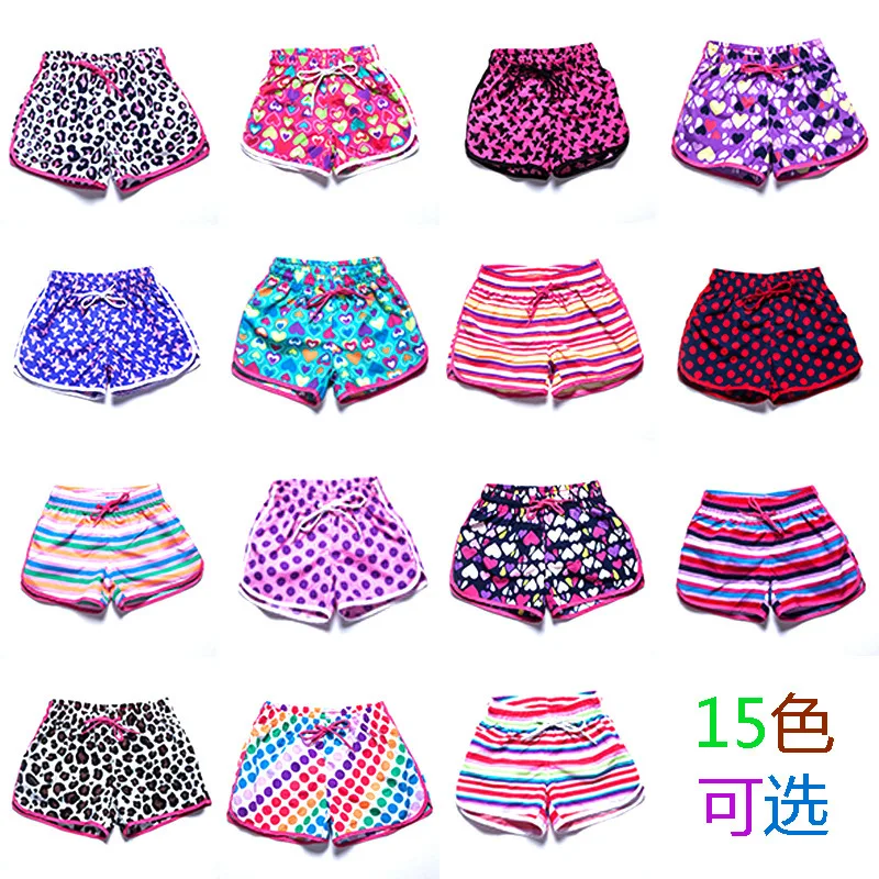 Wholesale girls shorts summer 2014 Color Printed Kid Beach Wear Shorts Children's Short Pants baby floral | Мать и ребенок
