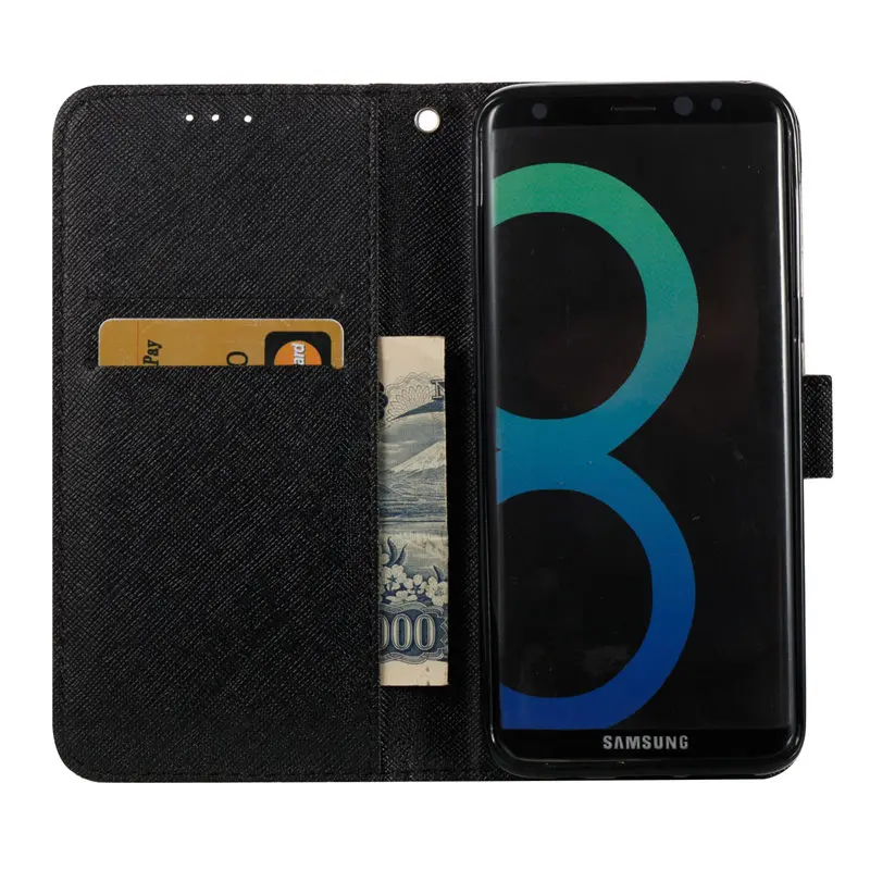 Zeallion для самсунга Galaxy S5 S6 S7 S8 S9 Edge Plus J3 J5 J7 A3 A5 2016 2017 чехол с мультяшным кошельком