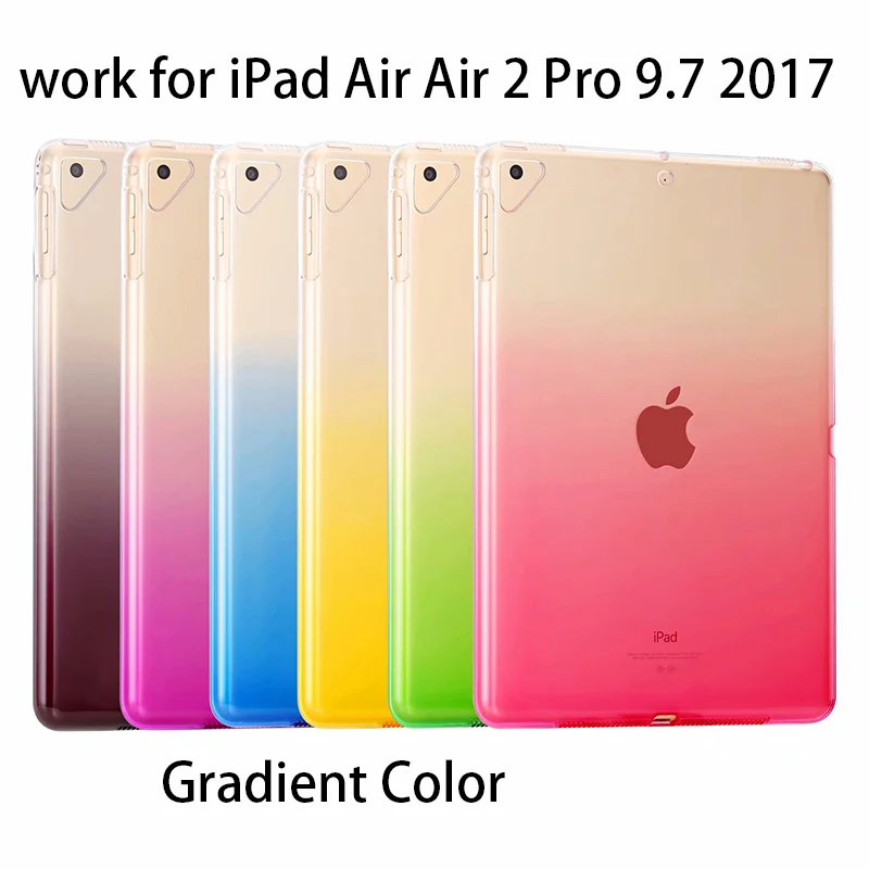 Мягкий защитный чехол из ТПУ для ipad air 2 9 7 дюйма ipadpro 2017|Чехлы планшетов и
