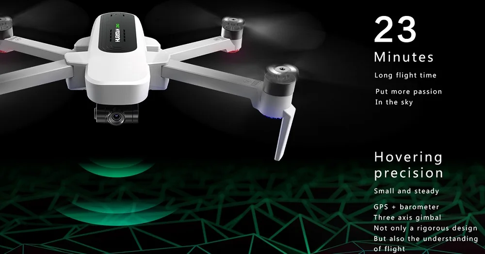H117S Zino gps 5,8 Г 1 км Складная рукоятка с видом от первого лица в формате 4K UHD, Камера 3-осевому гидростабилизатору RC Quadcopter RTF р/у высокого Скорость с видом от первого лица