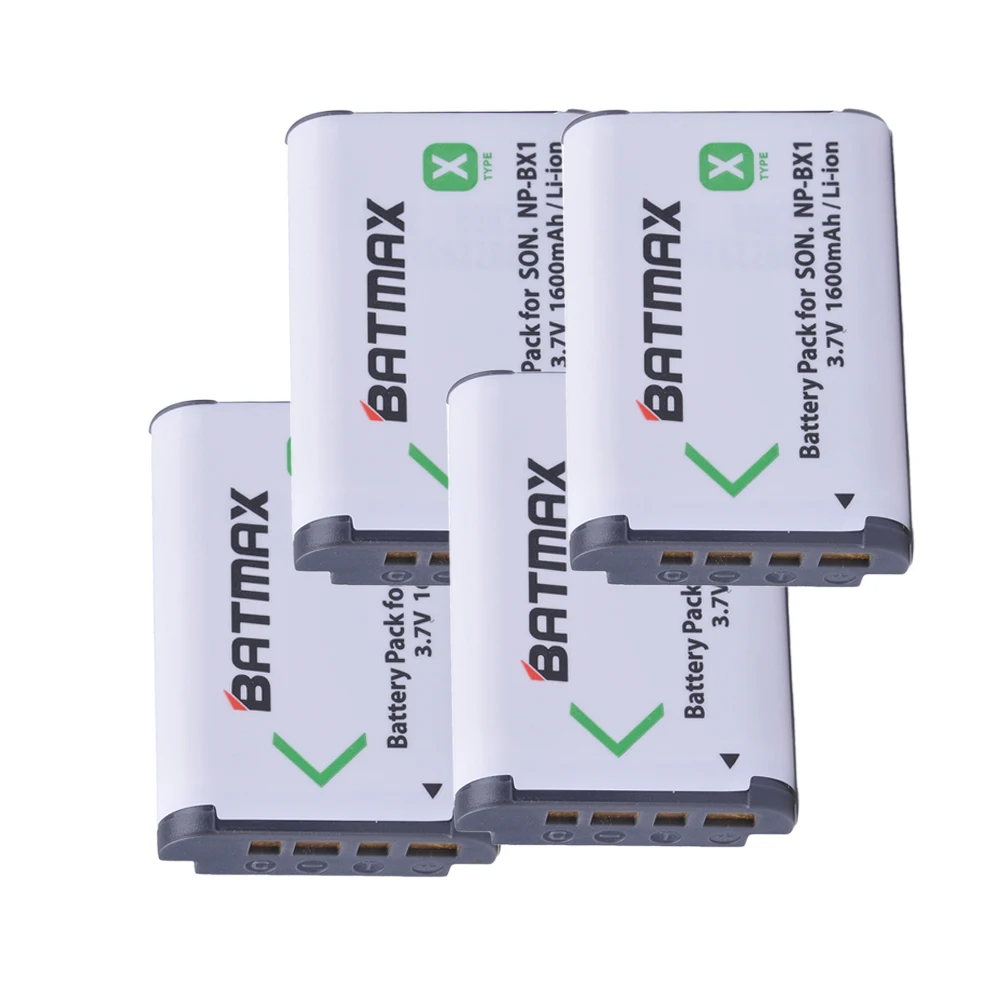 4 шт. NP BX1 Камера Батарея пакет для SONY DSC RX1 RX100 RX100iii M3 M2 RX1R WX300 HX300 HX400 HX50 HX60 GWP88 PJ240E