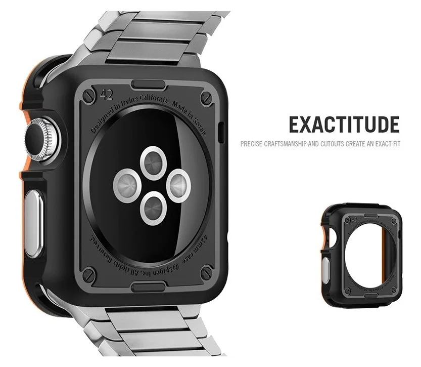 For Apple Watch Case Series 3 1 2 38mm 42mm Cover Shockproof Sport Outdoor Silicone Rubber Gel Skin for iwatch Black White Blue |