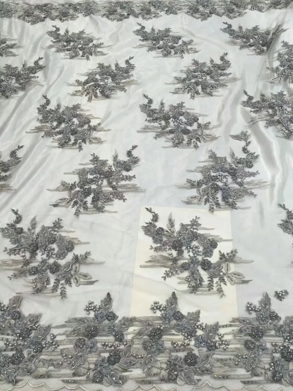 Роскошная африканская кружевная ткань 2018 Высококачественная с вышивкой 5Y